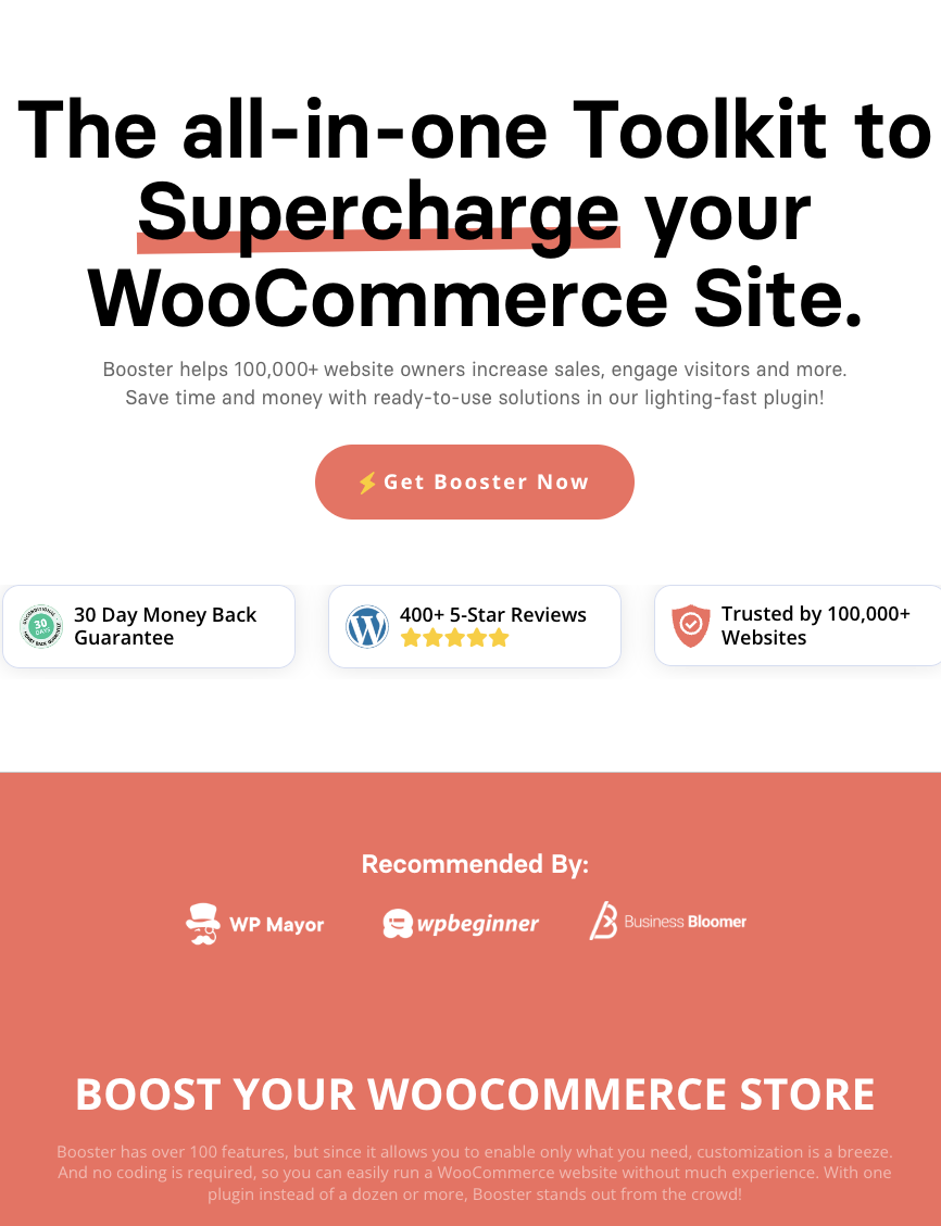 Mua Booster Plus For Woocommerce