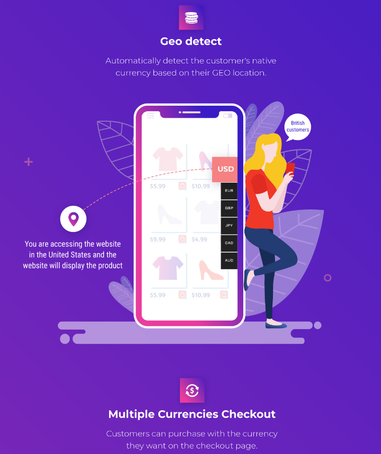 Mua Curcy Woocommerce Multi Currency Currency Switcher