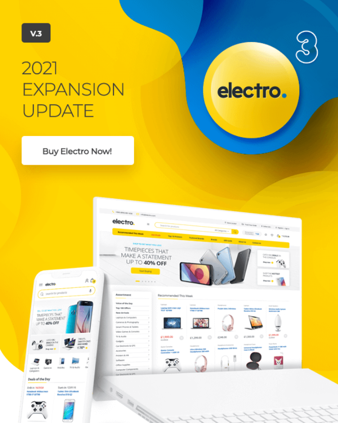 Mua Theme Electro Electronics Store