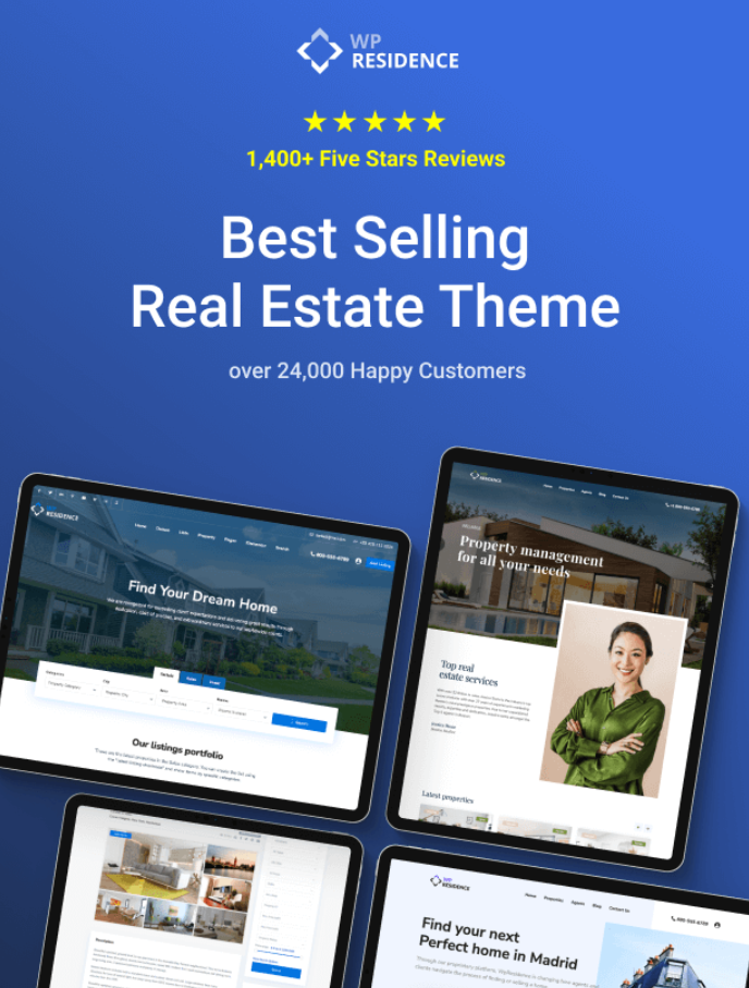 Mua Theme Residence Real Estate WordPress