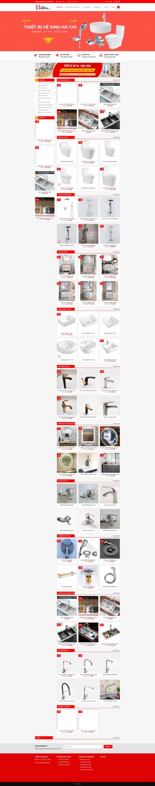 Nội Thất 9 Giá Rẻ Hiện Đại Cho Shop Thiết Bị Vệ Sinh