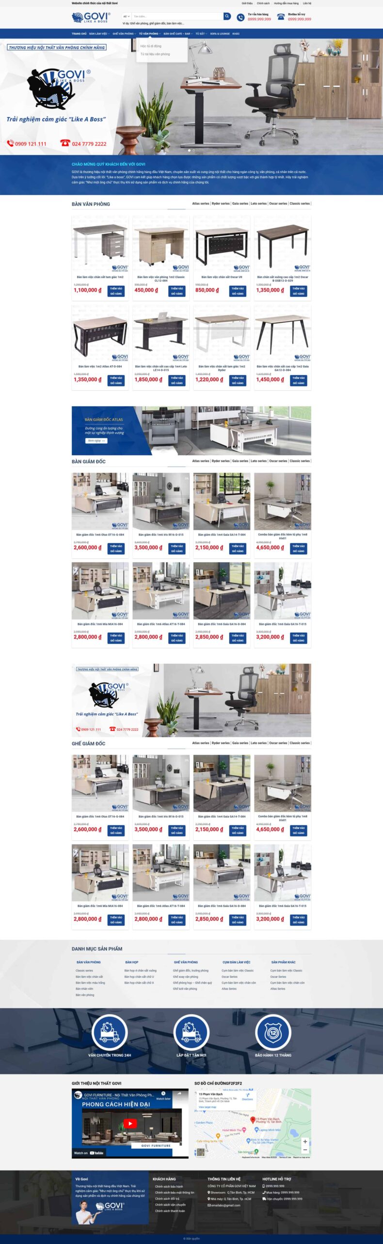 Nội Thất Gỗ 1 Giá Rẻ Sang Trọng Tối Giản Responsive