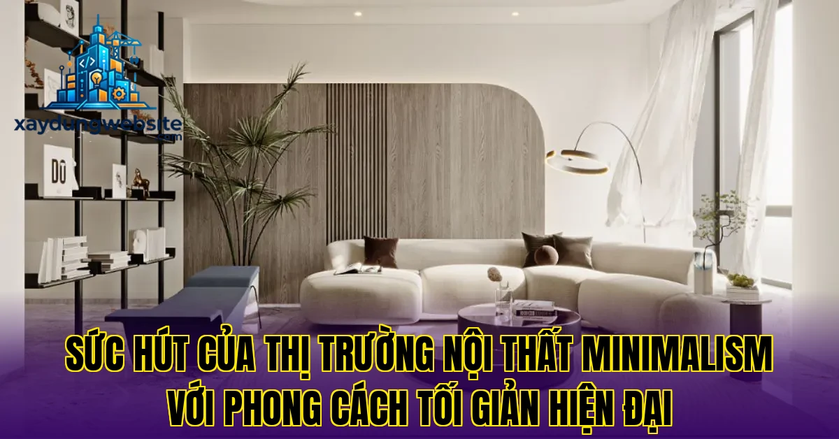 sức hút của thị trường nội thất minimalism với phong cách tối giản hiện đại