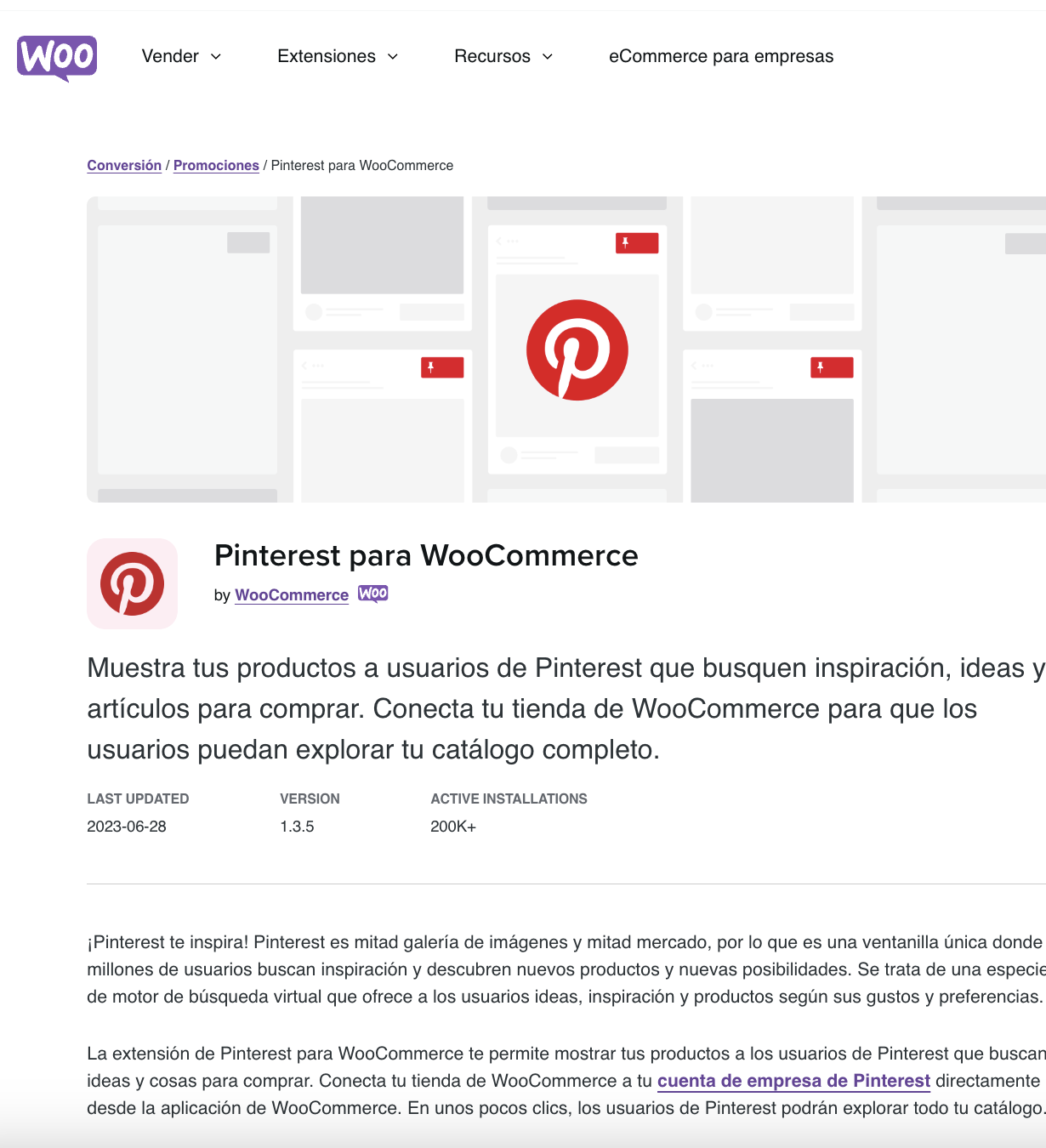 Pinterest For Woocommerce