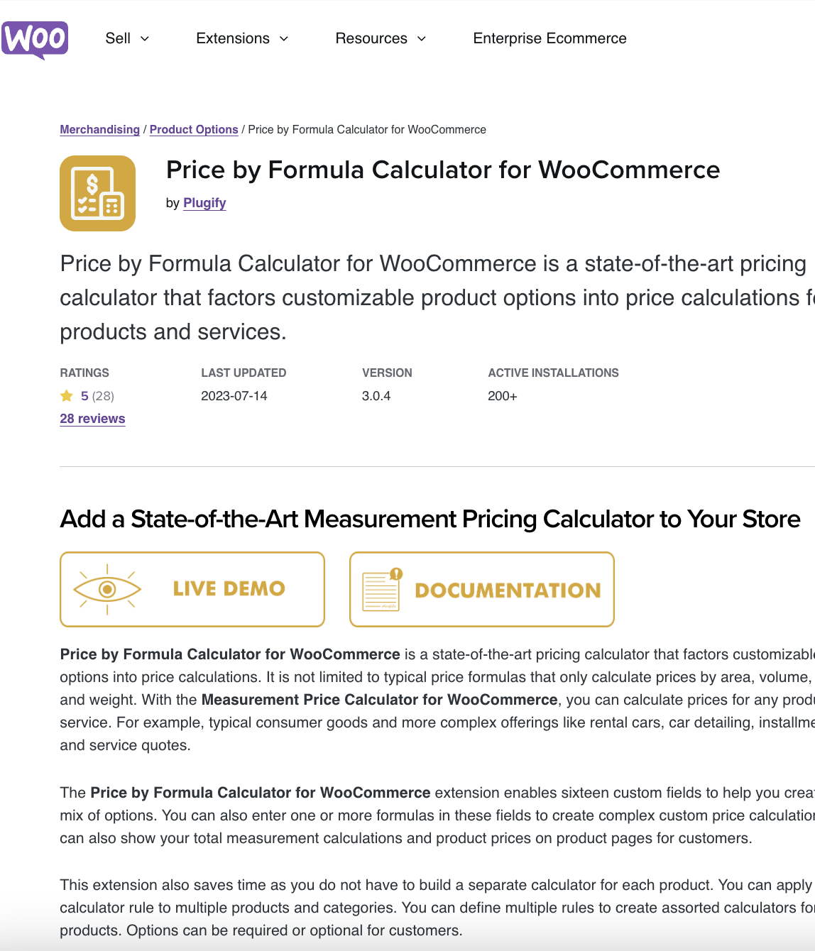 Price By Formula Calculator For Woocommerce