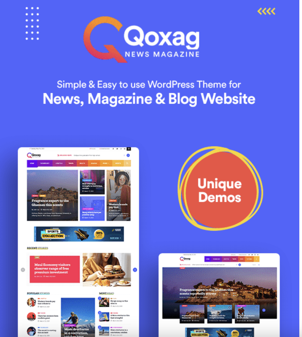 Qoxag News Magazine Theme