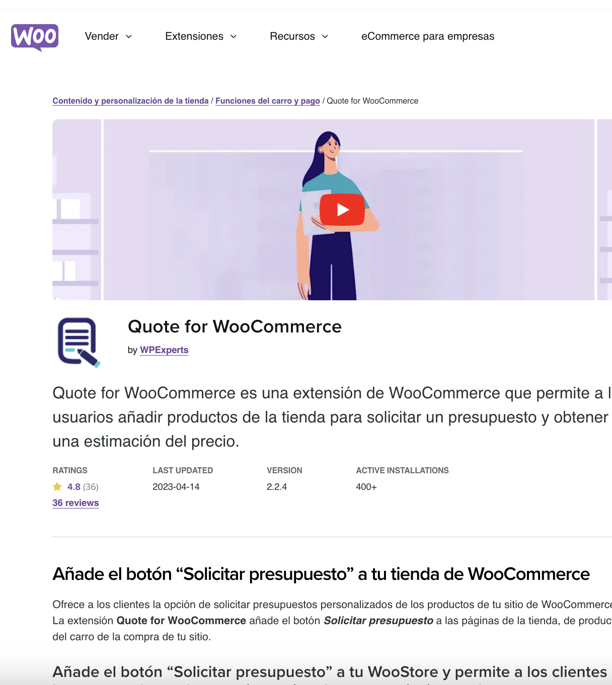 Quote For Woocommerce