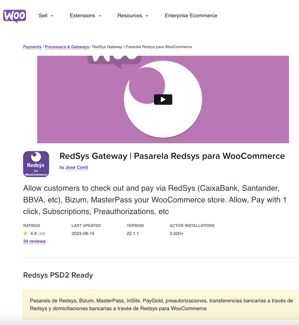 Redsys Gateway Pasarela Redsys Para Woocommerce
