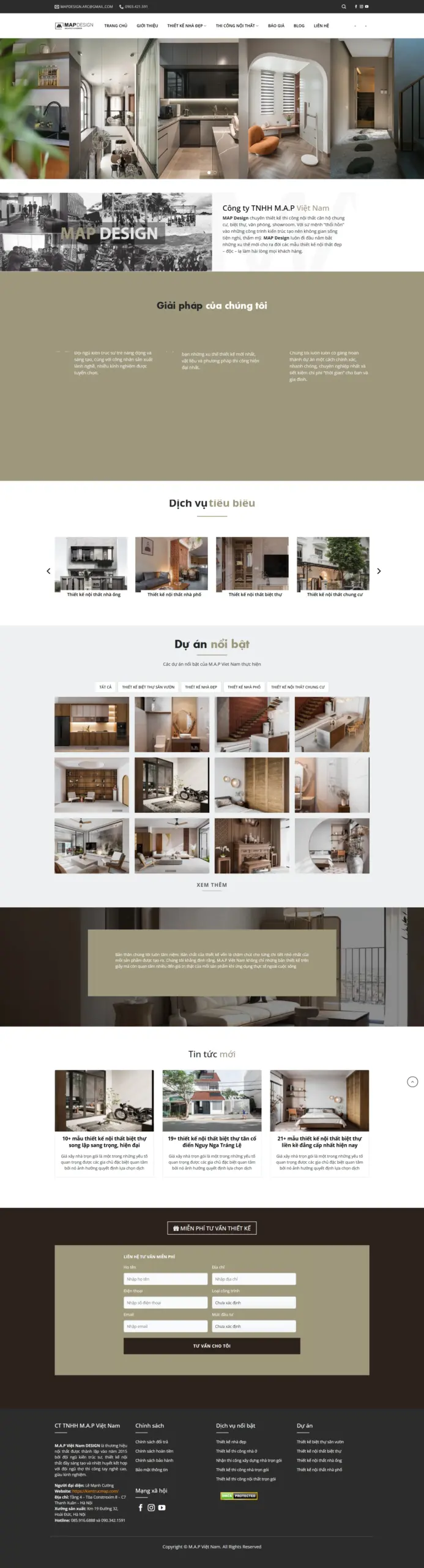 Sharecode Website Nội Thất Nhà Cửa Giống Kientrucmap Giá Rẻ