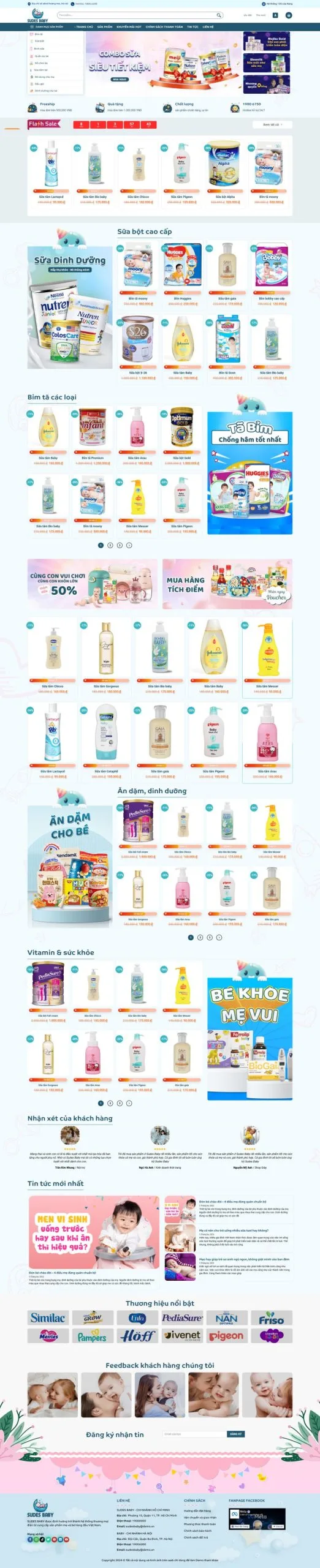 Shop Bán Shop Quần Áo Bỉm Sữa Em Bé