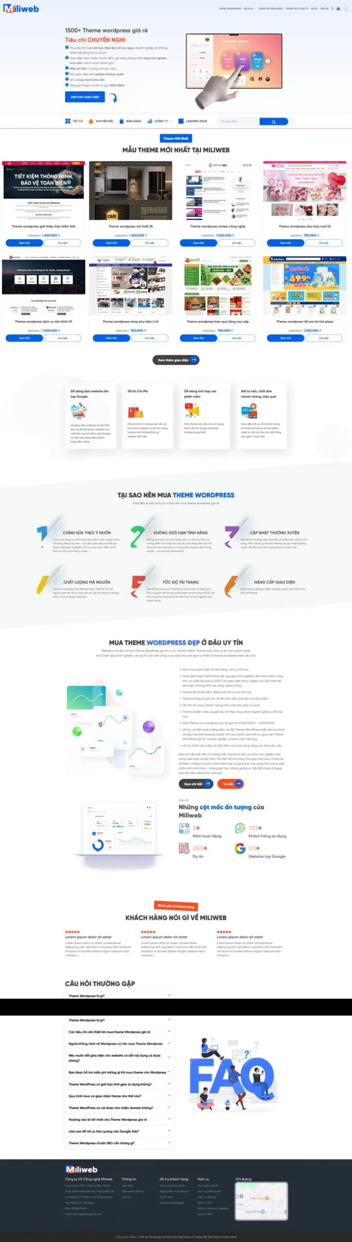 Shop Bán Theme Miliweb