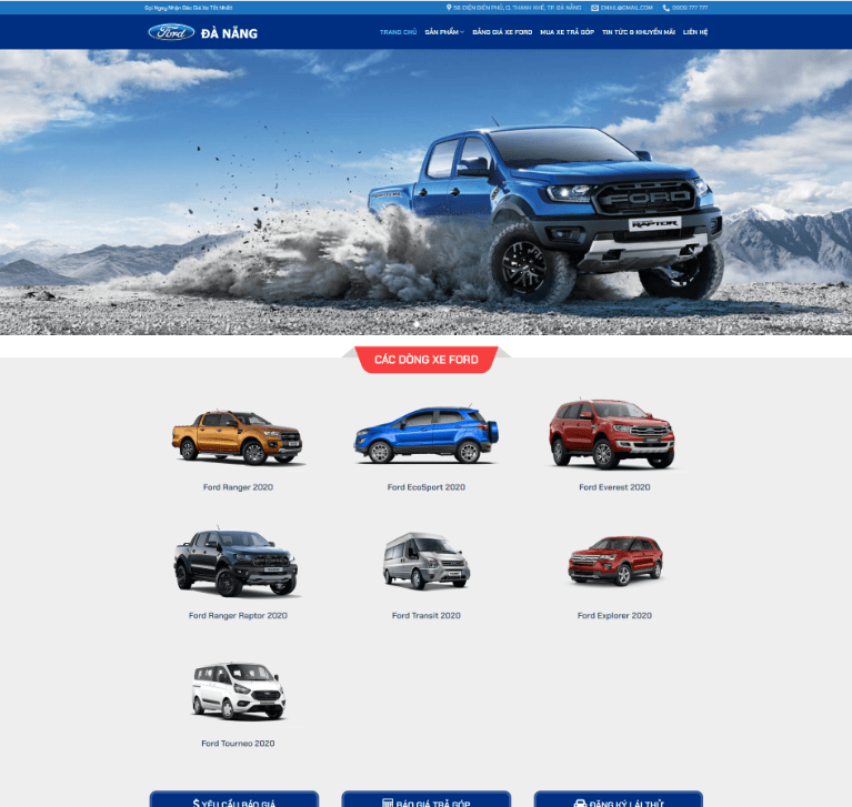 Showroom Ô Tô Ford Đà Nẵng