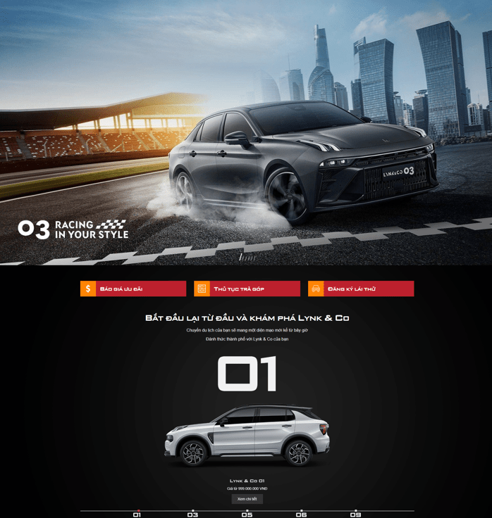 Showroom Ô Tô Lynkco