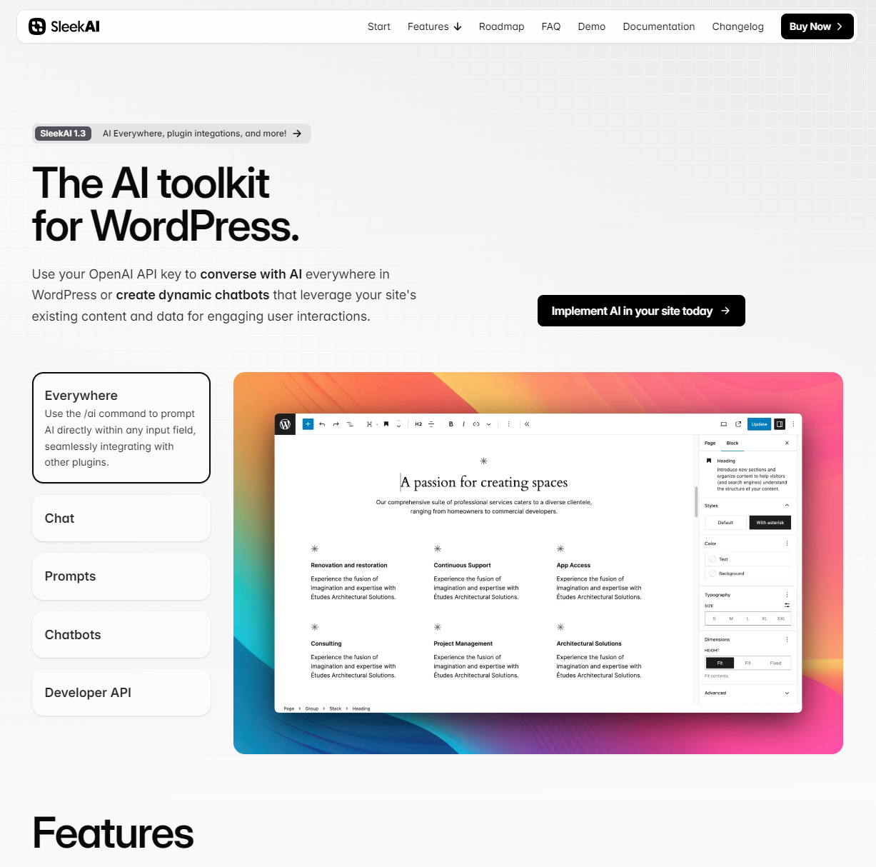 Sleek So Ai Co Key Lifetime The Ai Toolkit For WordPress
