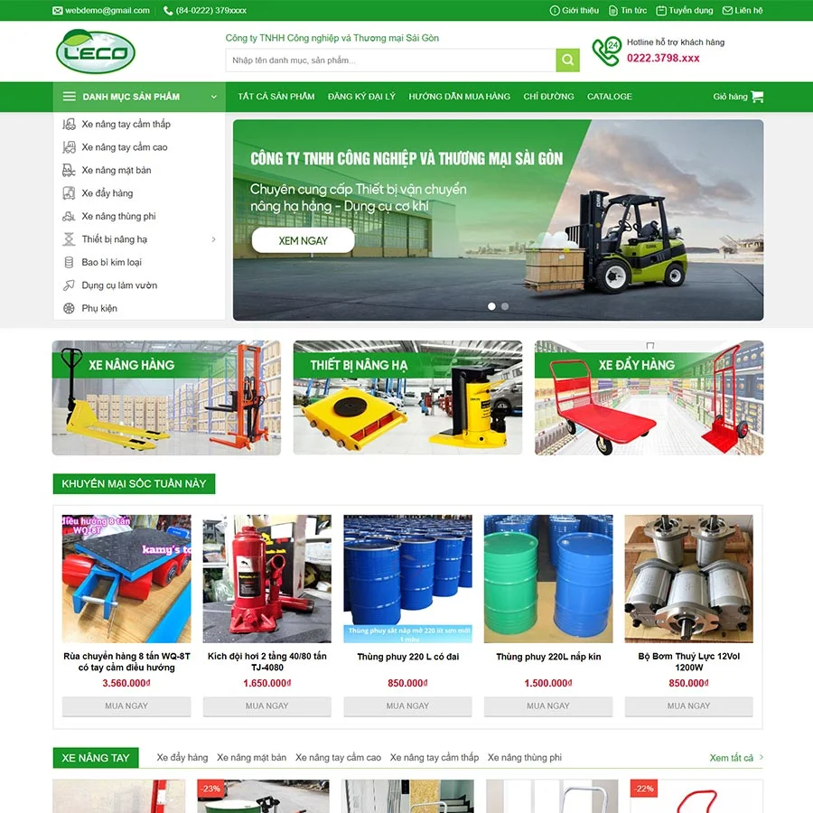 Thiết Bị Vận Chuyển Nâng Hạ Hàng