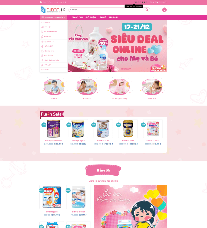 Thời Trang Bỉm Tã Sữa Baby 2