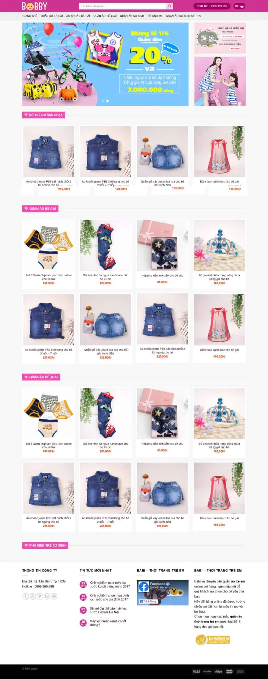 Thời Trang Trẻ Em