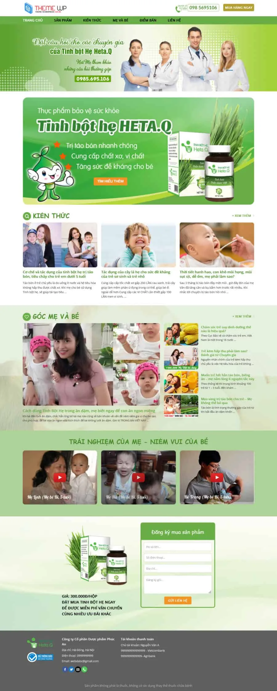 Thực Phẩm Cho Bé