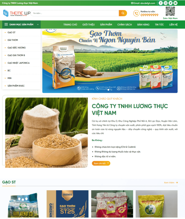 Tiệm Bán Gạo Nông Sản