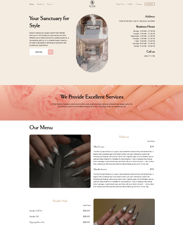 Tiệm Nail 1 Chuẩn Đẹp