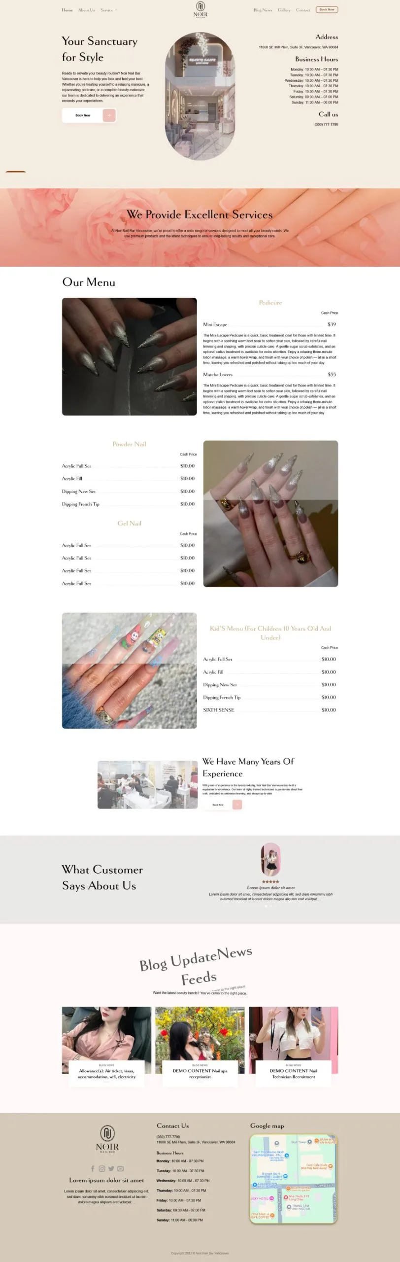 Tiệm Nail 1 Chuẩn Đẹp