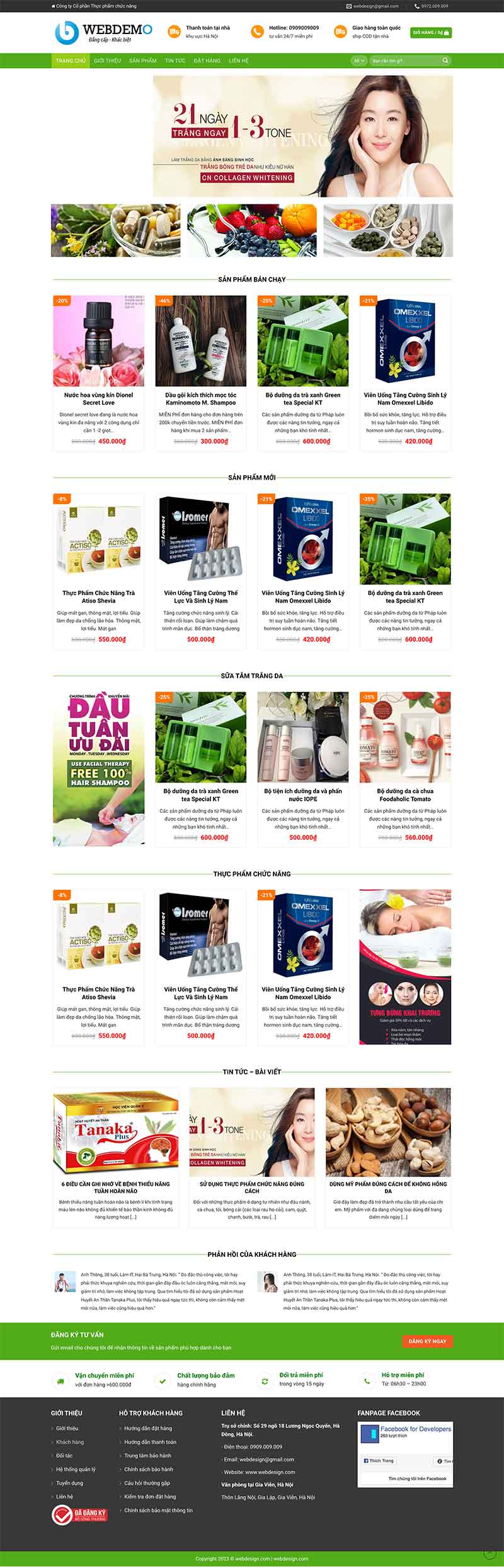 Website Bán Dược Phẩm