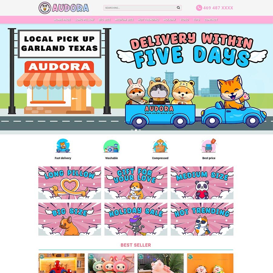 Website Bán Gấu Bông