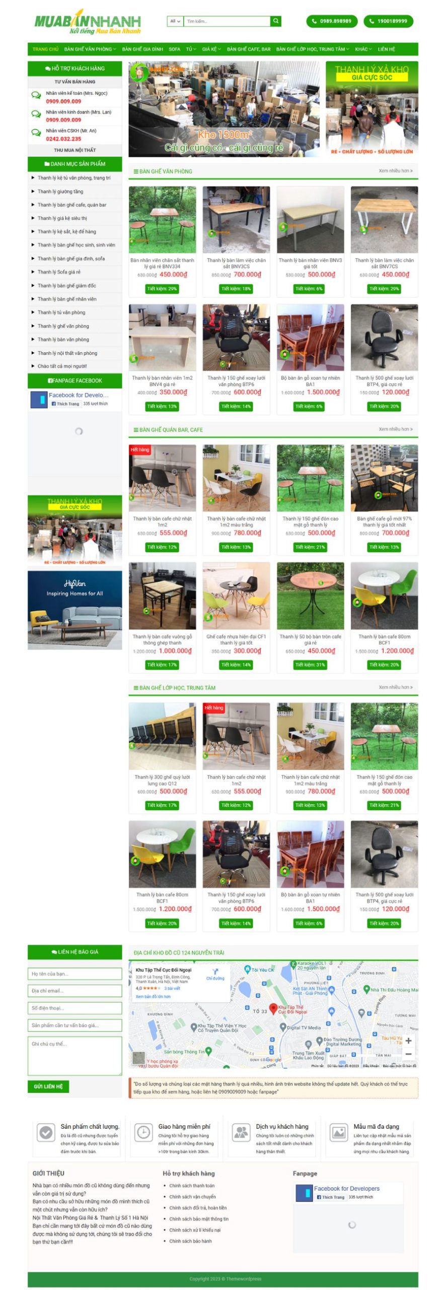 Website Bán Nội Thất Đồ Cũ