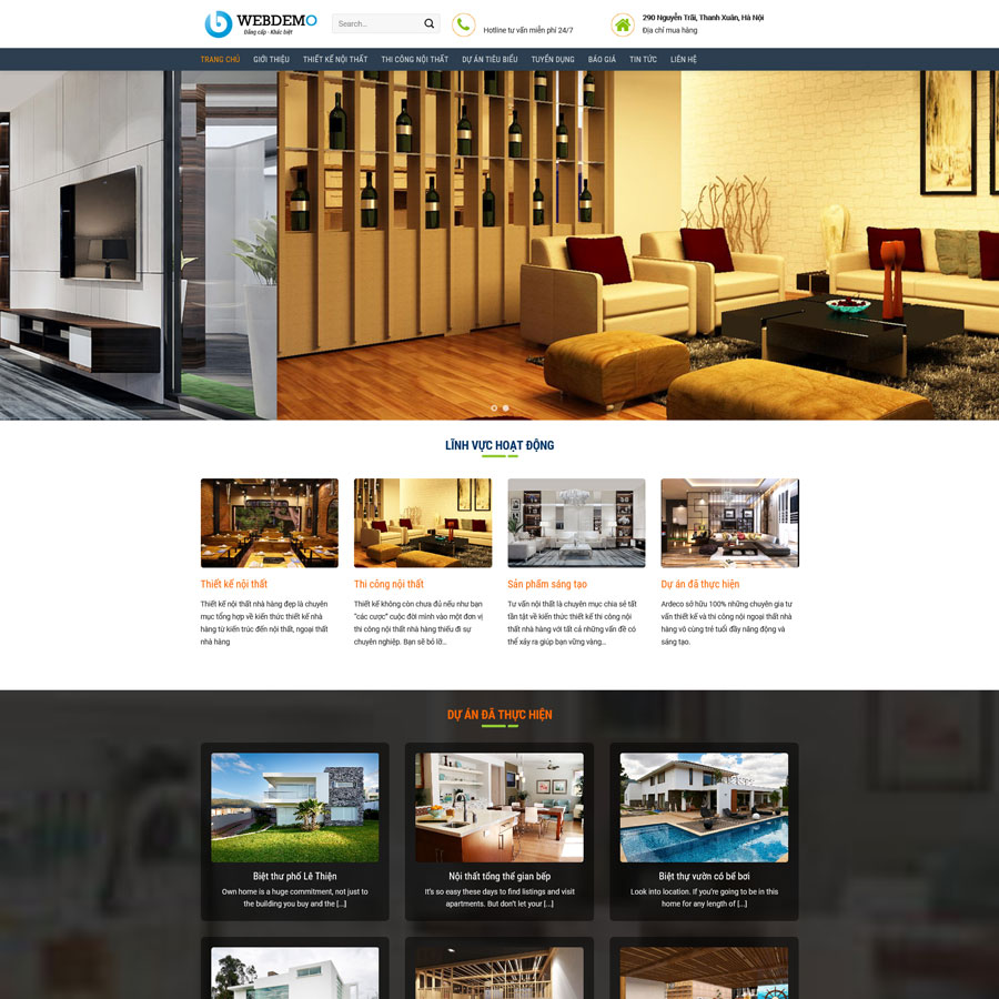 Website Bán Nội Thất Gia Đình 3