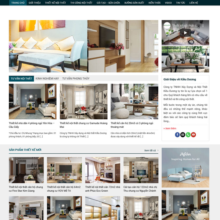 Website Bán Nội Thất Gia Đình 4
