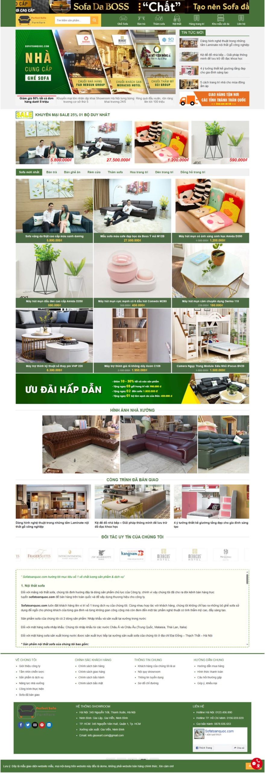 Website Bán Nội Thất Sofa