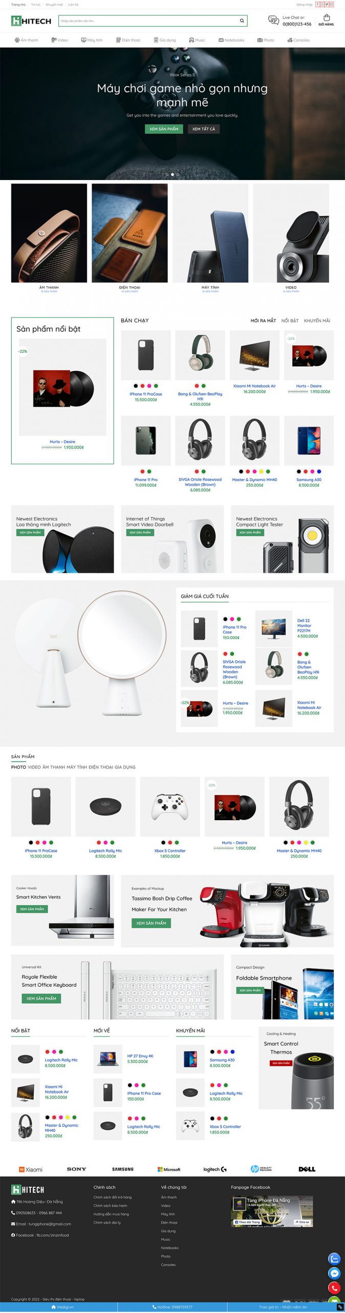 Website Bán Sản Phẩm Công Nghệ