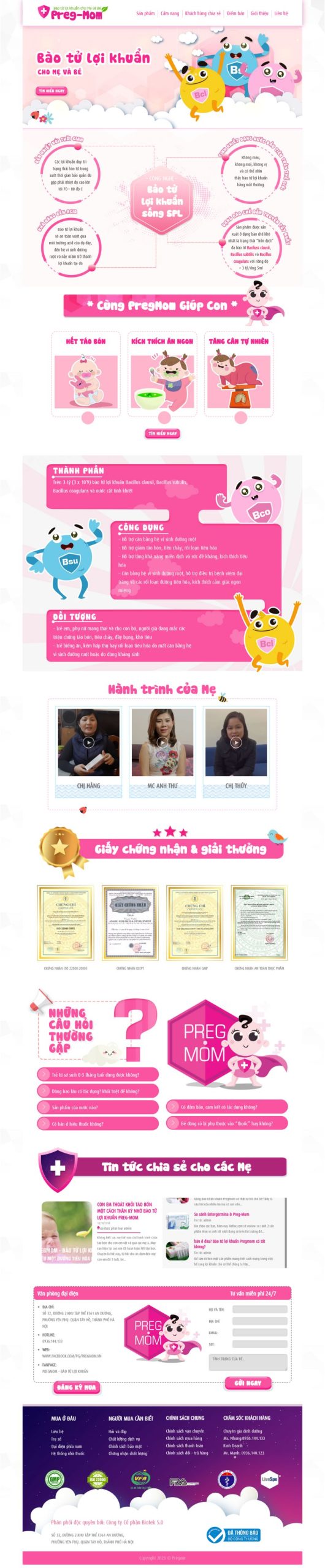 Website Bán Thực Phẩm Chức Năng