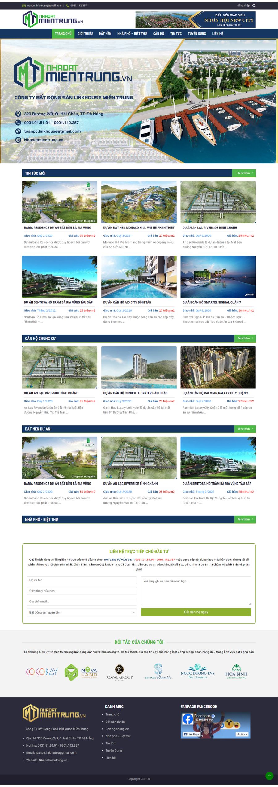 Website Bất Động Sản 05