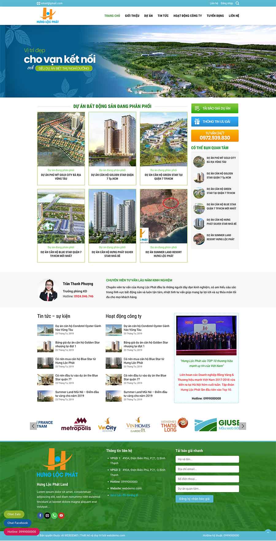 Website Bất Động Sản 8