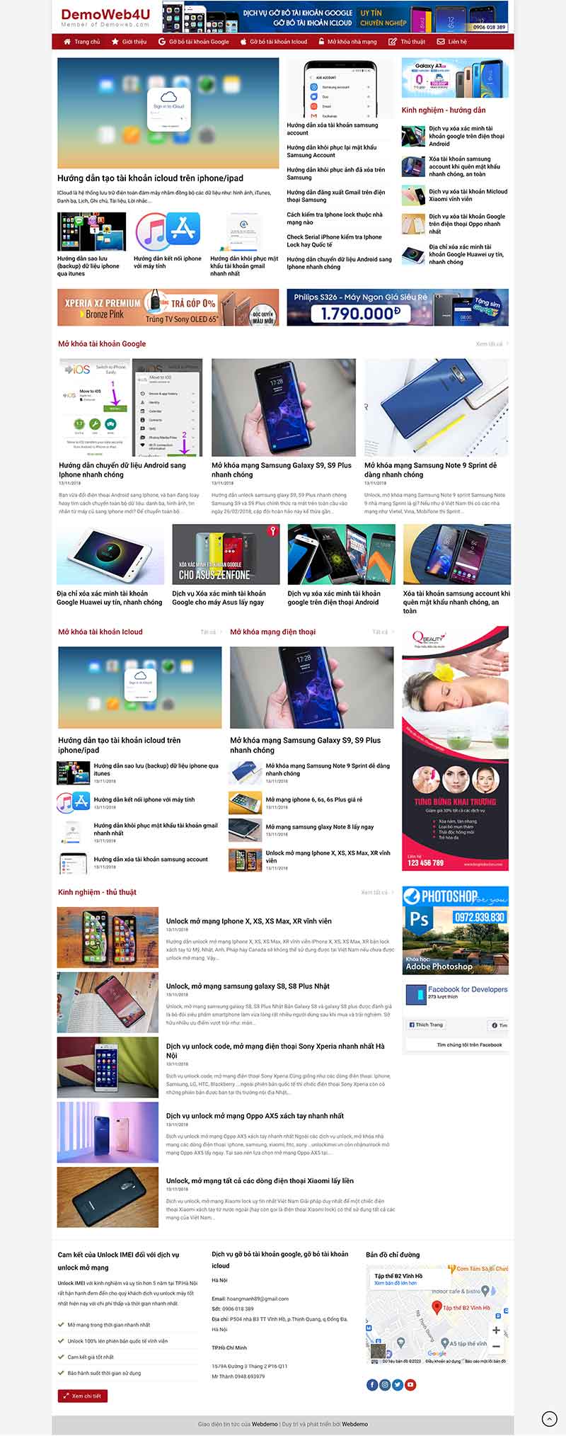 Website Blog Tin Tức Công Nghệ