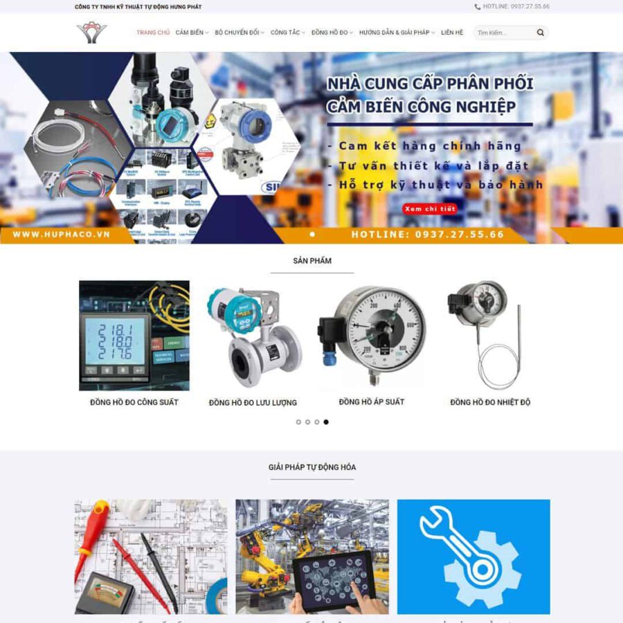 Website Công Ty Bán Cảm Biến Công Nghiệp