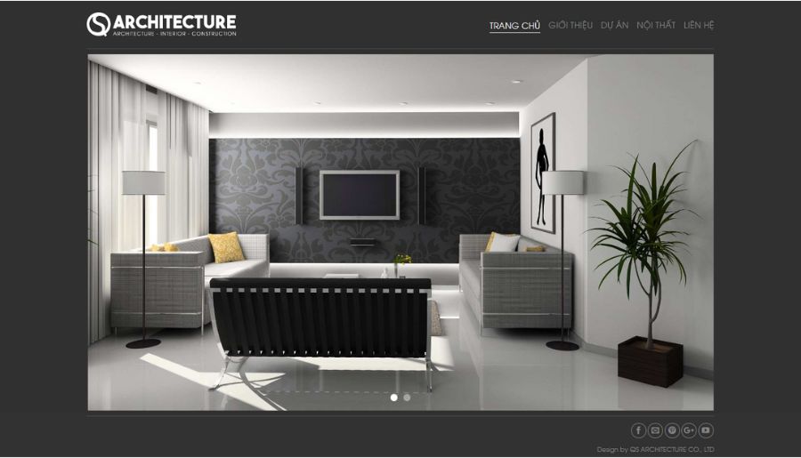 Website Công Ty Kiến Trúc Nội Thất