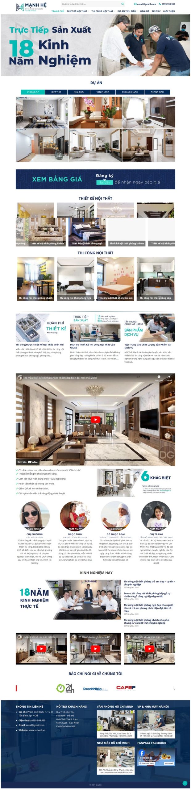 Website Công Ty Nội Thất 14