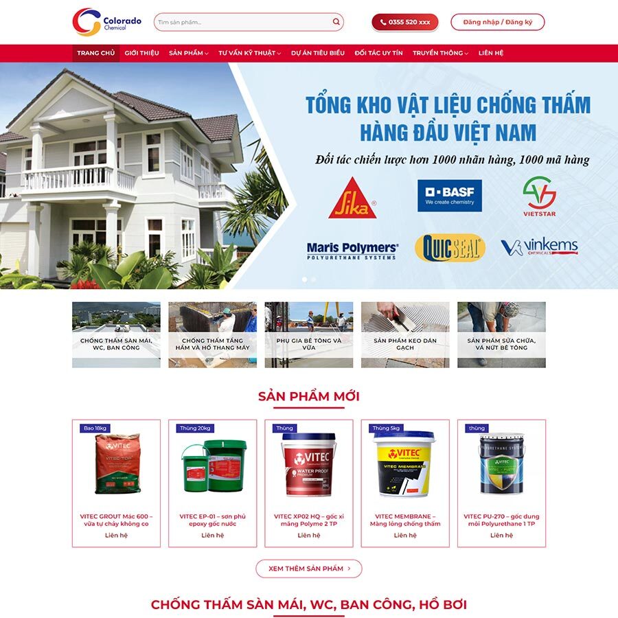 Website Cung Cấp Sơn Chống Thấm