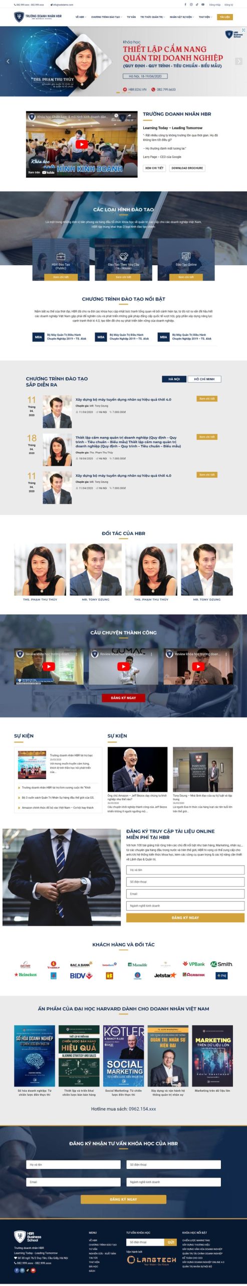 Website Đào Tạo Doanh Nhân Ceo 02