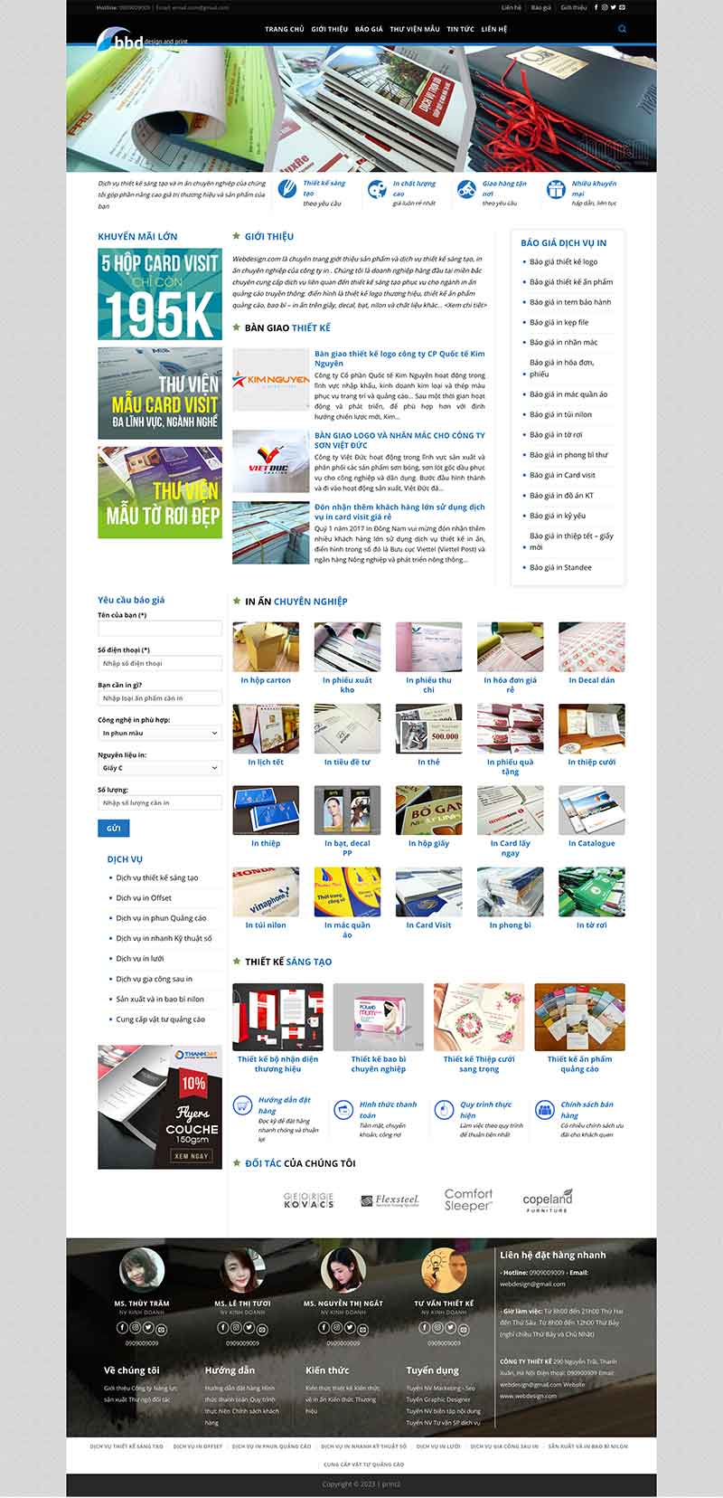 Website Dịch Vụ In Ấn