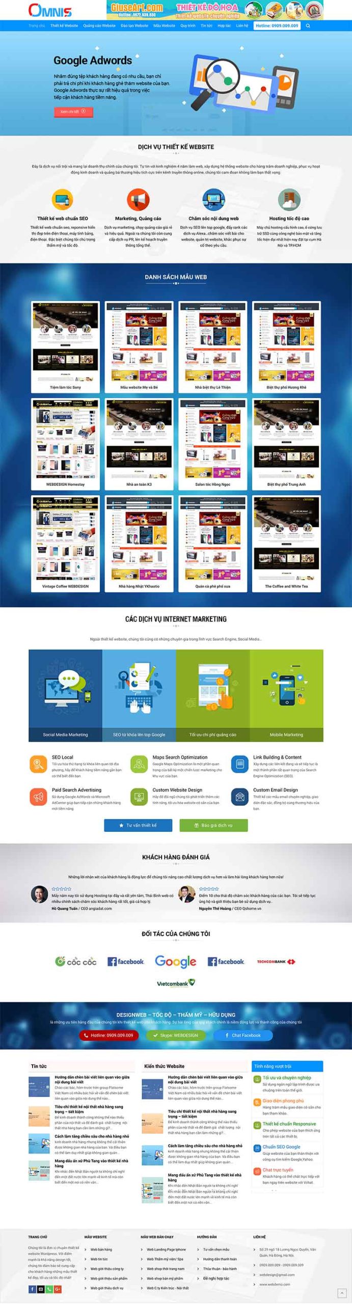 Website Dịch Vụ Marketing Thiết Kế Website