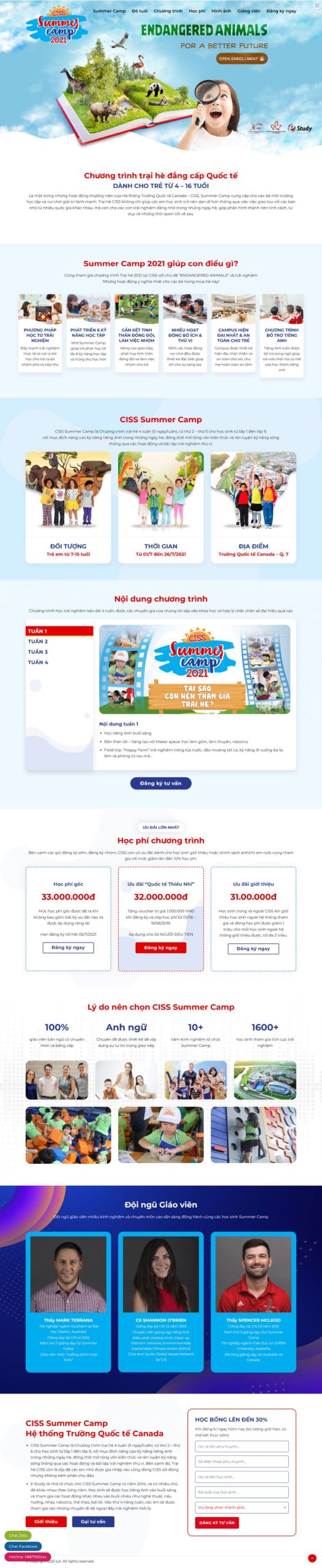 Website Giáo Dục Anh Ngữ 08