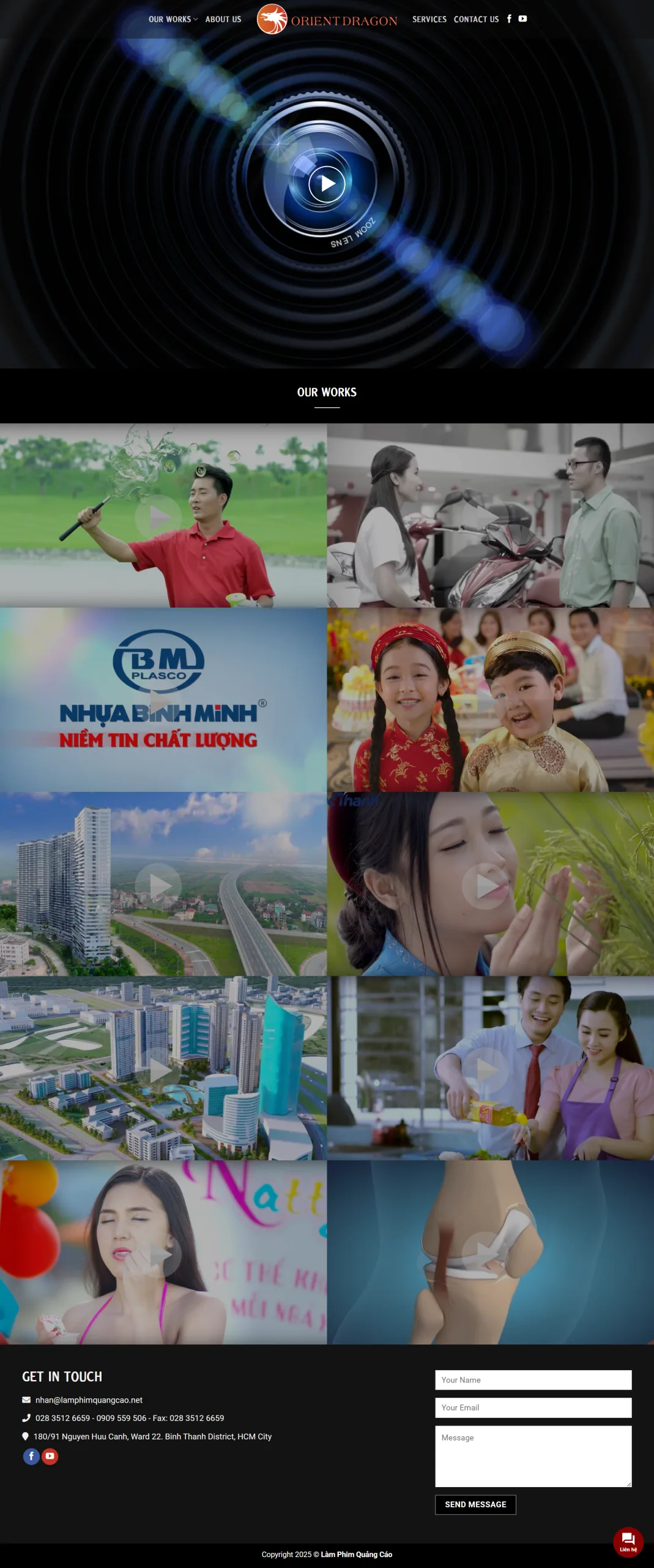 Website Giới Thiệu Dịch Vụ