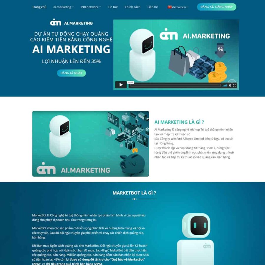 Website Giới Thiệu Dự Án Đầu Tư Online