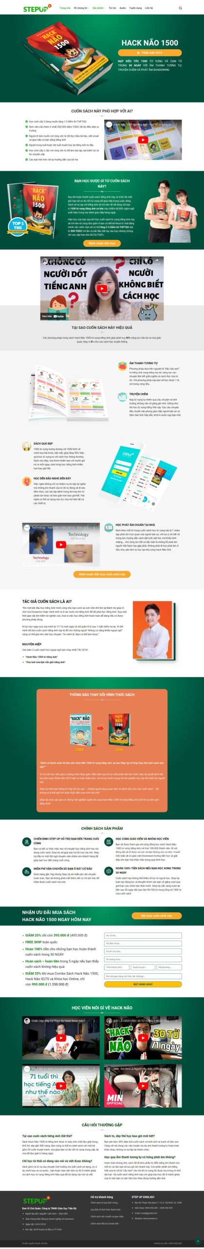 Website Giới Thiệu Sách Bán Sách Online