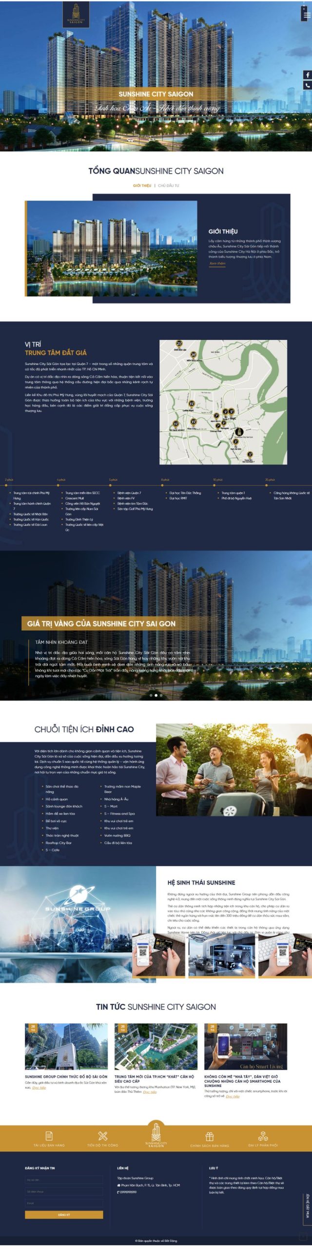 Website Giới Thiệu Về Dự Án Bất Động Sản