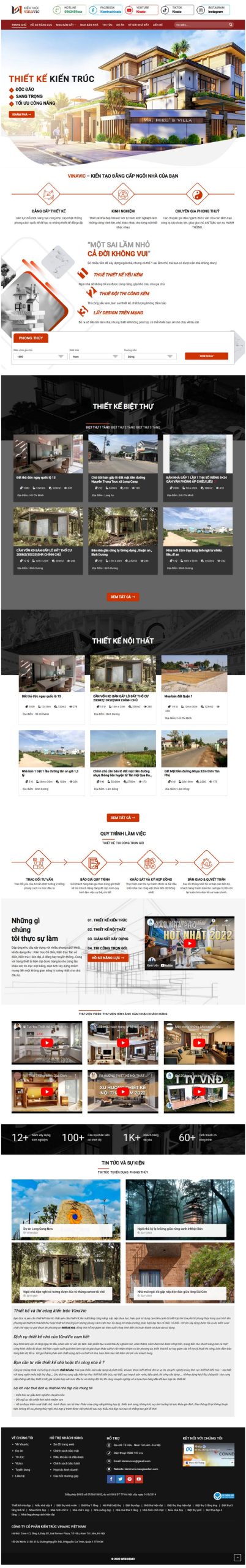 Website Kiến Trúc 05