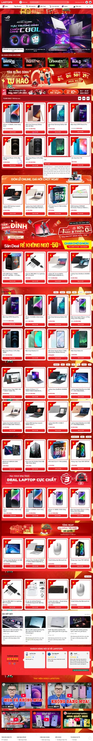 Website Mua Bán Điện Thoại Thiết Bị Điện Tử